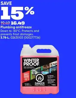 RONA 3.78-L Plumbing antifreeze offer