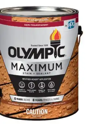 RONA OLYMPIC Maximum and Summit Stain 3.78-L offer