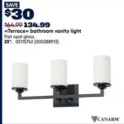 RONA CANARM Terrace bathroom vanity light offer