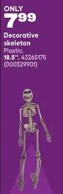 RONA Decorative skeleton Plastic. 18.5 offer
