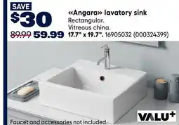RONA VALU+ 17.7 x 19.7. lavatory sink offer