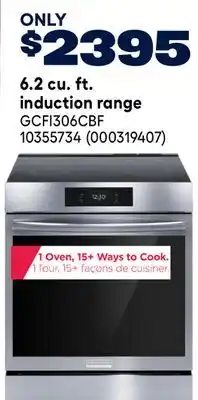 RONA FRIGIDAIRE GALLERY 6.2 cu. ft. induction range offer