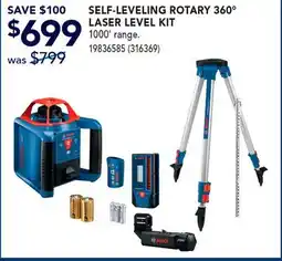 RONA SELF-LEVELING ROTARY 360° LASER LEVEL KIT offer