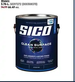 RONA SICO 3.78-L. Clean Surface interior paint offer