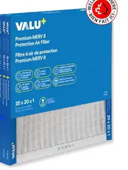RONA VALU+ 3-pack Merv 8 furnace filters 20 X 20 X 1 offer