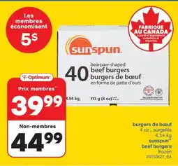 Wholesale Club BURGERS DE BŒUF offer