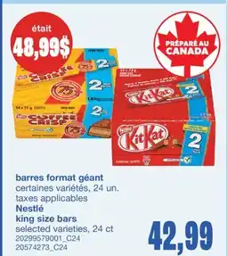 Wholesale Club BARRES FORMAT GÉANT, 24 UN offer
