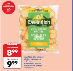 Wholesale Club GALETTES DE POMMES DE TERRE RISSOLÉES, 2,25 KG offer