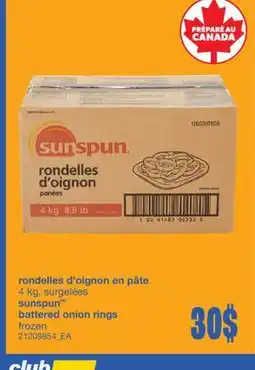 Wholesale Club RONDELLES D'OIGNON EN PÂTE, 4kg offer