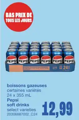 Wholesale Club BOISSONS GAZEUSES, 24 X 355 ML offer