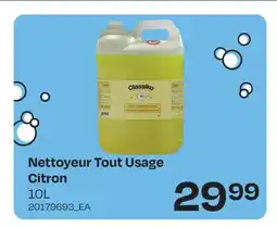 Wholesale Club NETTOYEUR TOUT USAGE CITRON, 10L offer