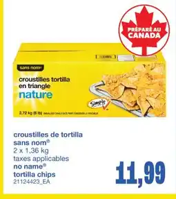 Wholesale Club CROUSTILLES DE TORTILLA, 2 X 1,36 KG offer