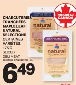 L'Intermarché CHARCUTERIES TRANCHÉES NATURAL SELECTIONS | SLICED DELI MEAT, 175 G offer