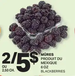 L'Intermarché MÛRES | BLACKBERRIES, 6 OZ offer