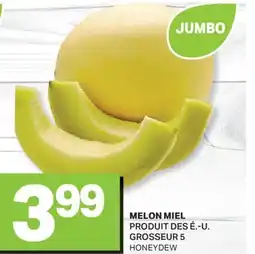 L'Intermarché MELON MIEL | HONEYDEW, GROSSEUR 5 offer