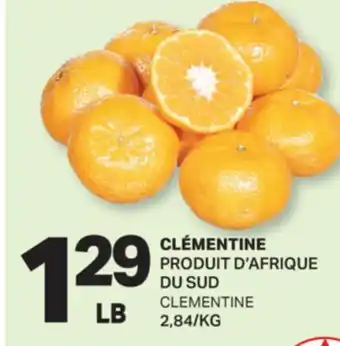 L'Intermarché CLÉMENTINE | CLEMENTINE offer