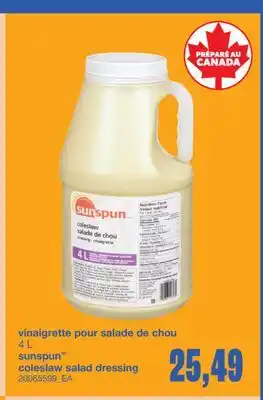 Wholesale Club VINAIGRETTE POUR SALADE DE CHOU, 4 L offer
