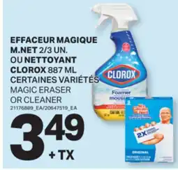 L'Intermarché EFFACEUR MAGIQUE, 2/3 UN. OU NETTOYANT CLOROX, 887 ML offer