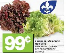 L'Intermarché LAITUE FRISÉE ROUGE OU VERTE | RED OR GREEN FRISÉ LETTUCE offer