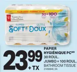 L'Intermarché PAPIER HYGIÉNIQUE | BATHROOM TISSUE, 30 ROUL. JUMBO = 100 ROUL offer