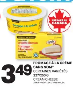 L'Intermarché FROMAGE À LA CRÈME | CREAM CHEESE, 227/250 G offer