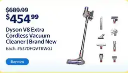 Walmart Dyson V8 Extra Cordless Vacuum Cleaner | Brand New offer