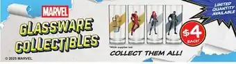 Loblaws MARVEL GLASSWARE COLLECTIBLES offer