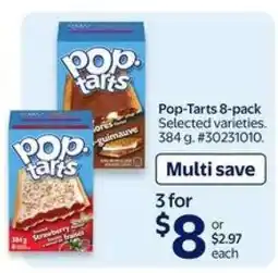 Walmart Pop-Tarts 8-pack offer