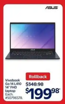 Walmart Vivobook Go 14 L410 14 FHD Laptop offer
