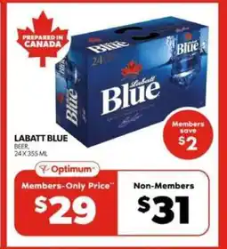 Real Canadian Liquorstore Labatt Blue offer