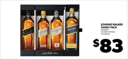 Real Canadian Liquorstore Johnnie Walker Family Pack offer