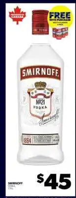 Real Canadian Liquorstore Smirnoff offer