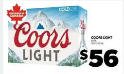 Real Canadian Liquorstore COORS LIGHT offer