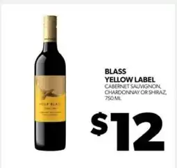 Real Canadian Liquorstore Blass Yellow Label offer