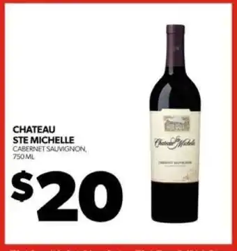 Real Canadian Liquorstore Chateau Ste Michelle offer