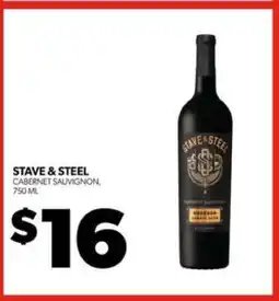 Real Canadian Liquorstore STAVE & STEEL Cabernet Sauvignon offer