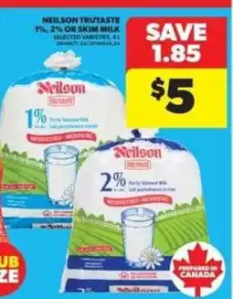 Real Canadian Superstore Neilson Trutaste Milk offer