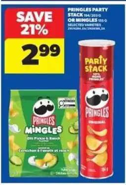 Real Canadian Superstore PRINGLES Party Stack or Mingles offer