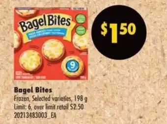 No Frills Bagel Bites offer