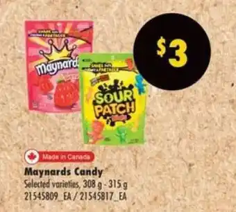 No Frills MAYNARDS CANDY offer