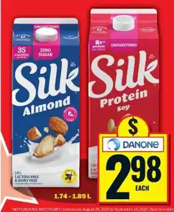 Food Basics Silk Almond & Silk Protein Soy offer