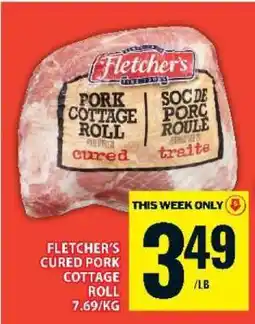 Food Basics FLETCHER’S CURED PORK COTTAGE ROLL offer