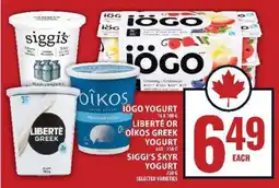 Food Basics Yogurt Selection offer