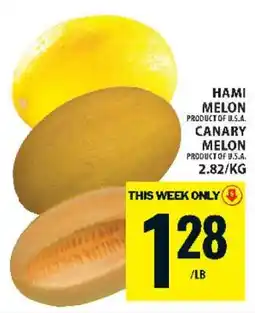 Food Basics Hami Melon / Canary Melon offer