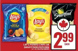 Food Basics LAY’S POTATO CHIPS OR SMARTFOOD POPCORN offer