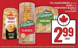 Food Basics Villaggio Bread, Buns & Dempster's Bagels offer