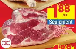 Maxi épaule de porc picnic entière fraîche offer
