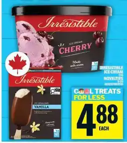 Food Basics Irresistible Ice Cream and Novelties offer