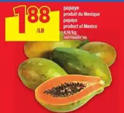 Maxi PAPAYE offer