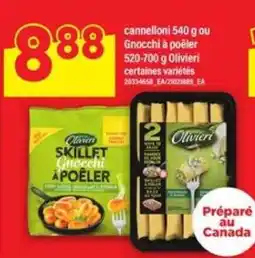 Maxi Cannelloni ou Gnocchi à poêler Olivieri offer